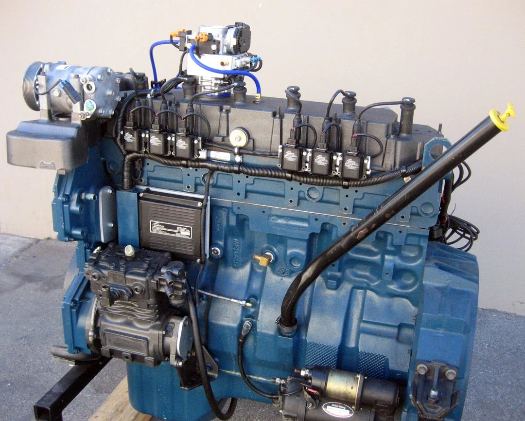 Engine photograph from Omnitek’s conversion product catalog